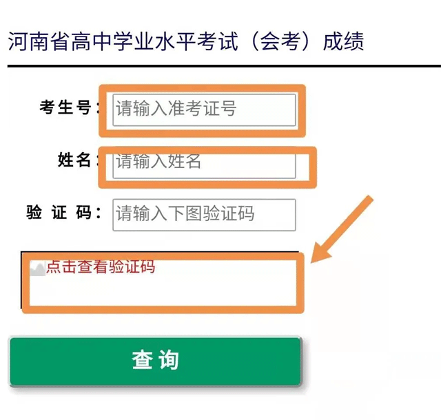 河南学业水平成绩查询流程