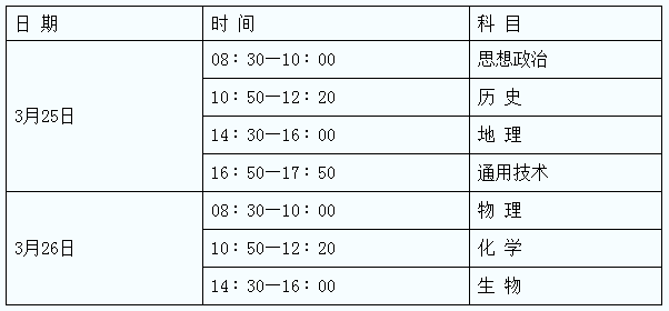 2023年陕西延安普通高中学业水平考试时间